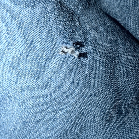 Wrangler Classic Denim Western Button Down Padded Jacket Size Small - Picture 5 of 5